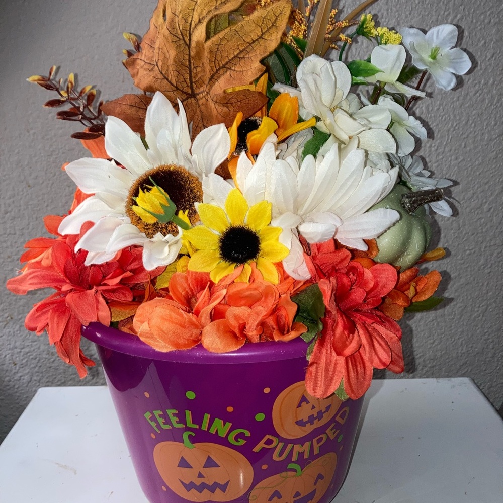 Halloween Flower Arrangement